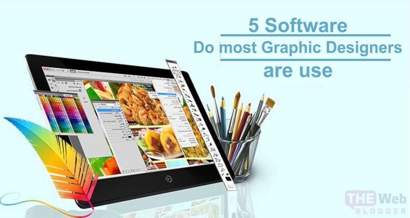 5 Software do most graphic designers are use