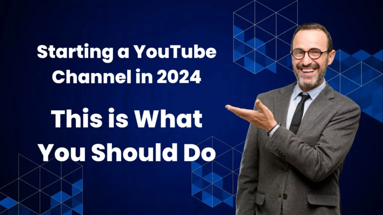Follow These Techniques and Start you YouTube Channel in 2024