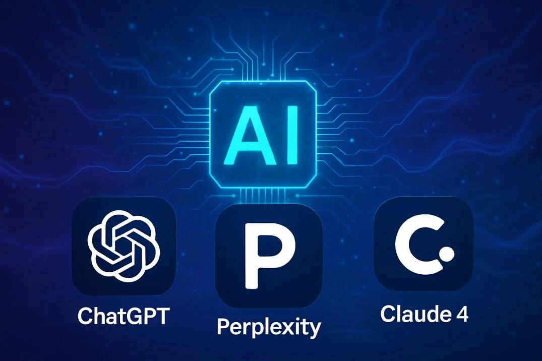 Top Most Advanced and Powerful AI Chatbots in 2025: ChatGPT, Perplexity, Gemini, and Claude Top Most Advanced and Powerful AI Chatbots in 2025: ChatGPT, Perplexity, Gemini, and Claude