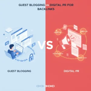 Guest Blogging vs Digital PR for Backlinks – What matters the most! Guest Blogging vs Digital PR for Backlinks – What matters the most!